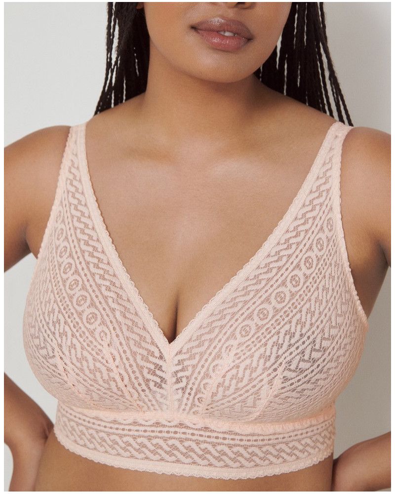 Wireless triangle bra Prima Donna Montara (Crystal Pink)