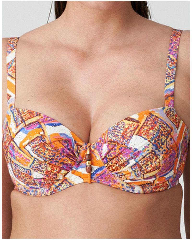 Sujetador balconette Prima Donna Swim Navalato (Summer Sunset)