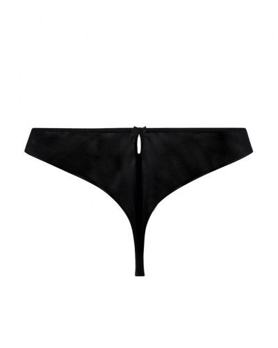 String Lise Charmel Splendeur Soie (Noir)