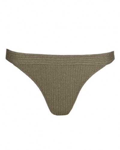 Braguita brasileña con cintura recta Marie Jo Bain Tinjis (Golden Olive)