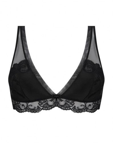 Triangle bra Lise Charmel Splendeur Soie (Black)