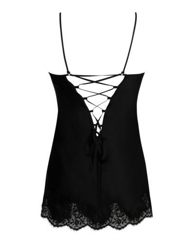 Babydoll Lise Charmel Splendeur Soie (Noir)