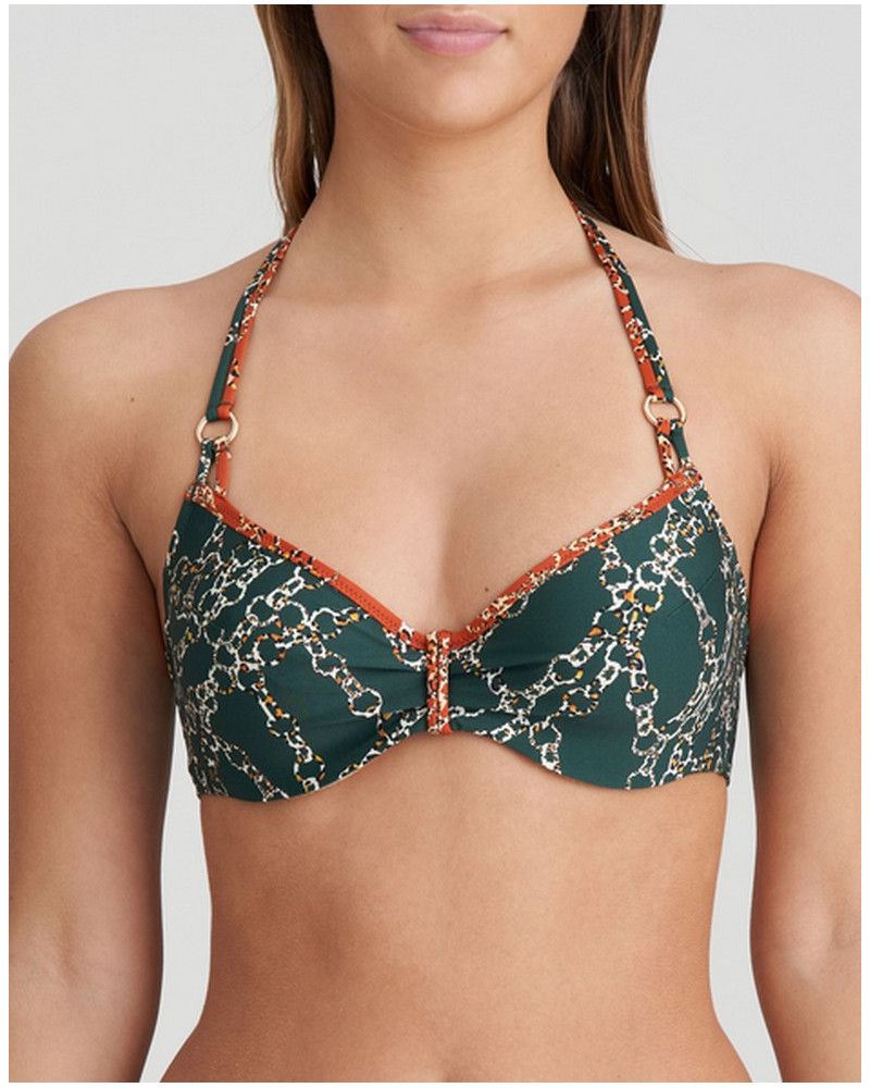 Underwired bath bra Marie Jo Bain Tazar (Malachite)