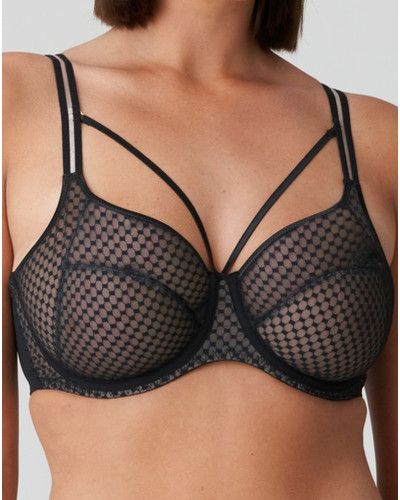 Sujetador con aros Prima Donna Twist Glass Beach (Negro)