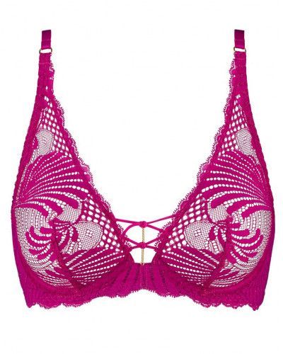 Sujetador triángulo plunge Aubade Rythm of Desire (Radiant Pink)