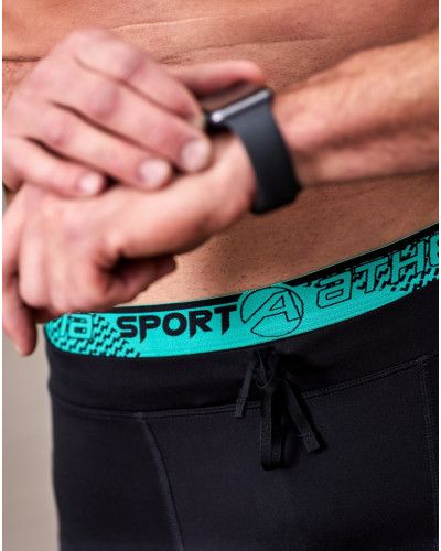 Lot de 2 Boxers Athena Running (Noir - Marine)