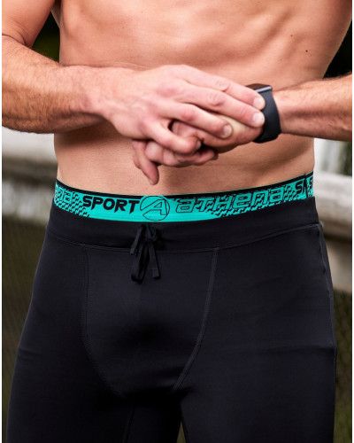 Paquete de 2 Boxers Athena Running (Noir - Marine)