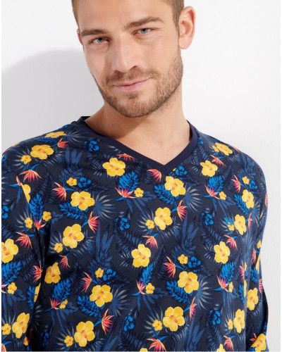 Pijama largo HOM Lucky 100% algodón