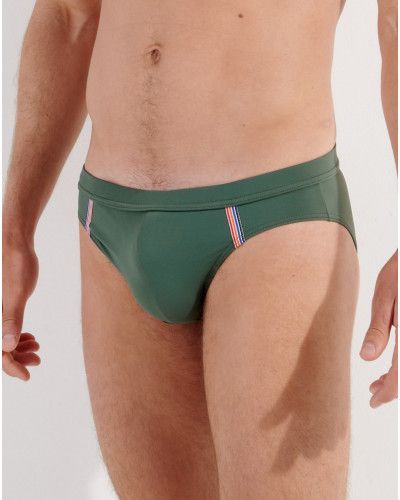 Mini calzoncillo de baño HOM Nautical Cup (Khaki)