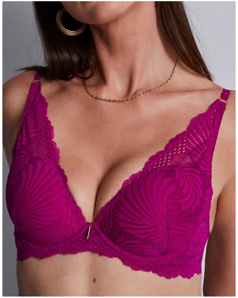Plunge bra Aubade Rythm of Desire (Radiant Pink)