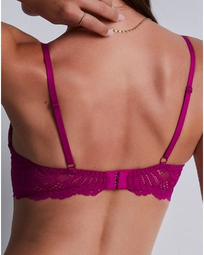 Soutien-gorge plunge foulard Aubade Rythm of Desire (Radiant Pink)