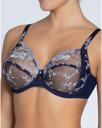 Soutien-gorge armatures bien-être Lise Charmel Déesse en Glam (Marine Argent)