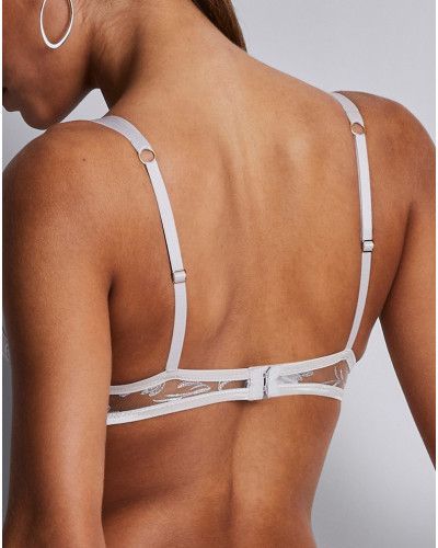 Padded plunge bra Aubade Magnetic Spell (Platinum)