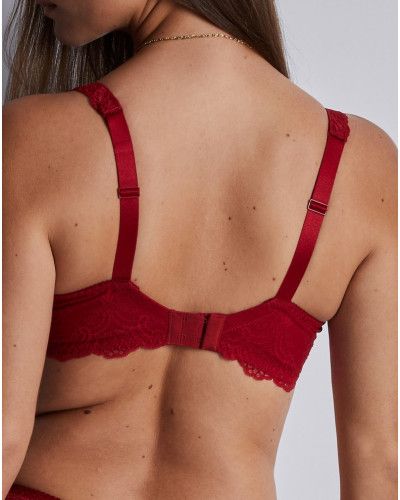 Sujetador corbeille confort Aubade Danse des Sens (Irresistible Red)