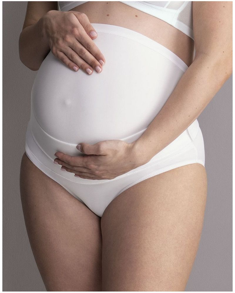 Herzmutter Culotte De Grossesse Taille Haute – Slip Maternité Coton Extensible Confortable, Anti-Coutures Sur Ventre, Idéal Grossesse Et Post-Partum (Noir/Blanc)