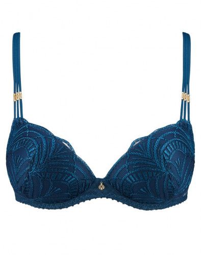 Soutien-gorge plunge coque Aubade Ethnic Vibes (Dark Cyan)