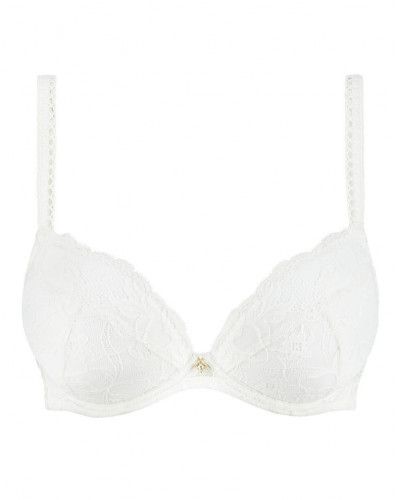 Soutien-gorge plunge coussinet Aubade Kiss of Love (Opale)