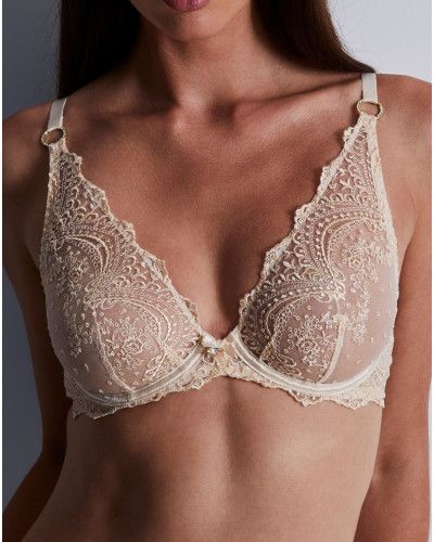 Triangle bra Aubade Ecrin Noir (Silk Heaven)