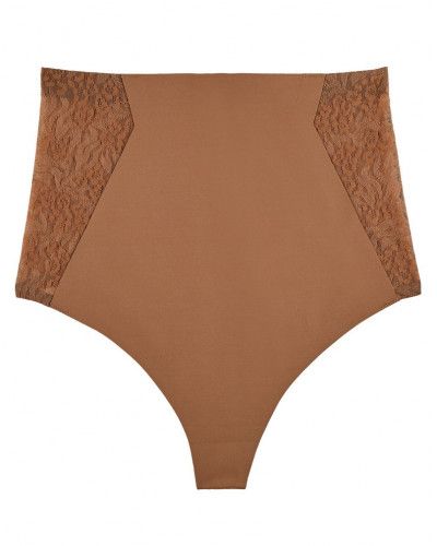 Very high waist knickers Aubade Sculpt (Cinnamon)