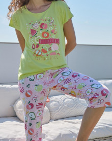 Pijama de mujer Delicious Massana (Multicolor)