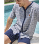 Pijama corto Massana Stripes para hombre (Multicolor)