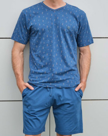 Pyjama court Homme Massana Flèche 100% Coton (Multicolore)