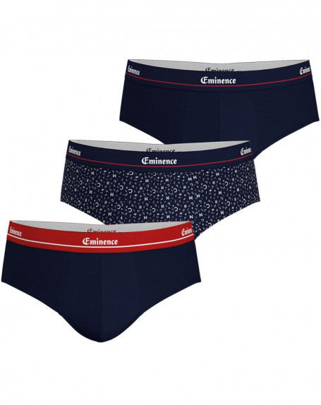 Pack of 3 Eminence Jersey Briefs (Multicolore)