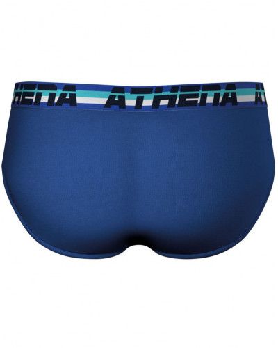 Paquete de 3 braguitas elásticas de algodón Athena (Multicolor)