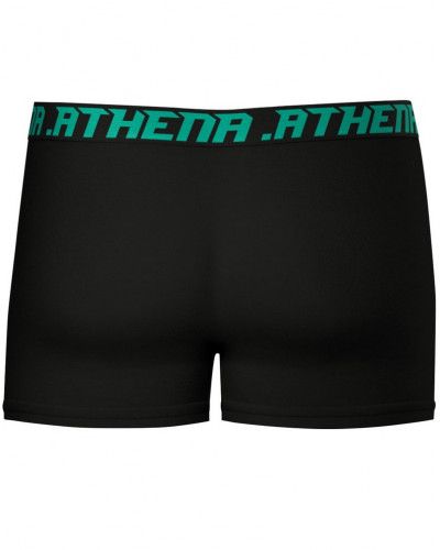 Pack de 4 boxers de algodón Athena (Azul/Verde/Rojo/Azul)