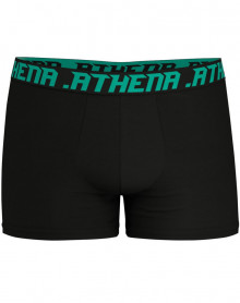 Pack de 4 boxers de algodón Athena (Azul/Verde/Rojo/Azul)