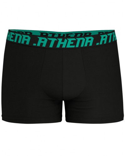 Pack of 4 Athena cotton boxers (Blue/Green/Red/Blue)
