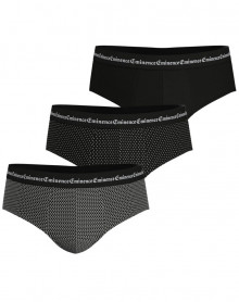 Pack of 3 patterned briefs in Eminence Jersey (Multicolor)