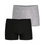 Pack of 2 micro cotton boxers Eminence (Black / Gris Chiné)