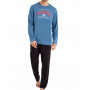 Pijama largo Ecopack Jersey 100% Algodón Transpirable (Multicolor)