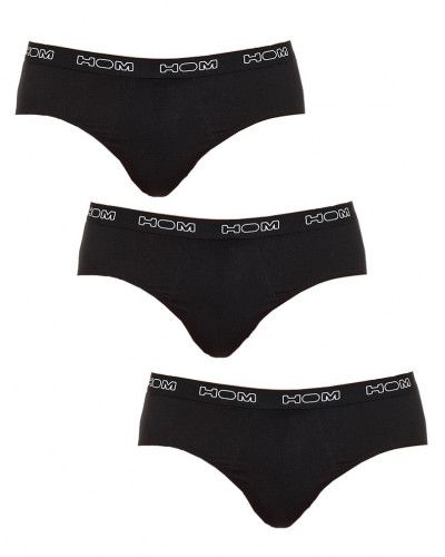 Paquete de 3 calzoncillos HOM Boxerlines (Negro)