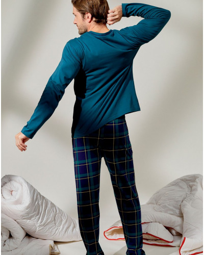 Pijama largo 100% algodón ULYNOAH