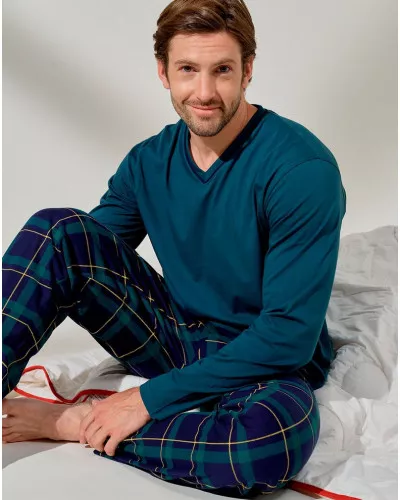 Pyjama long ULYNOAH 100% coton Arthur