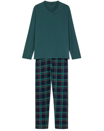 Long pajamas ULYNOAH 100% cotton Arthur