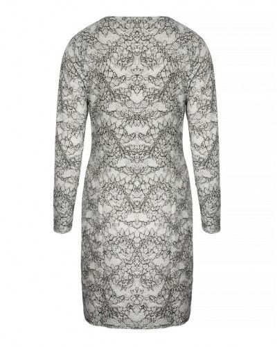 Long sleeved Nightdress Antigel Power Dentelle (Dentelle Fusain)