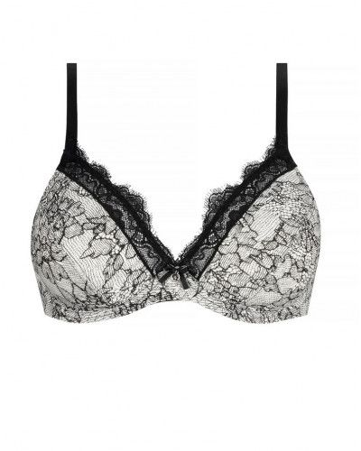 Soutien-gorge armatures triangle Antigel Power Dentelle (Dentelle Fusain)
