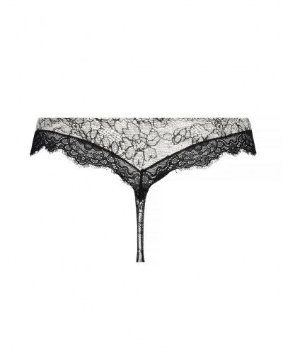 Tanga Antigel Power Dentelle (Dentelle Fusain)