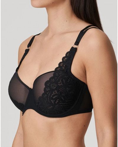 Sujetador balconette preformado Prima Donna Twist First Night (Negro)
