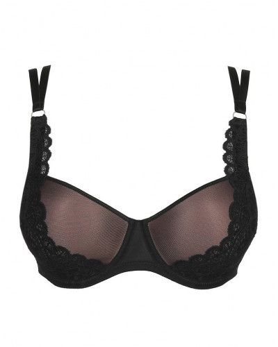 First Night padded balconette bra Prima Donna Twist (Black)