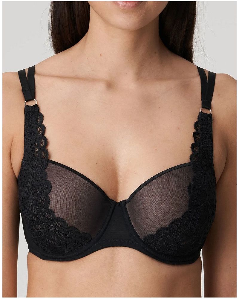 First Night padded balconette bra Prima Donna Twist (Black)