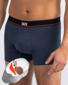 Boxer shorts cotton Saxx Non-Stretch (Bleu Marine)