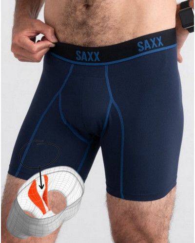 Boxer de compression Saxx Kinetic (Bleu Marine)