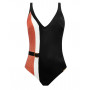 One-Piece Opened Support Swimsuit Chic Aquatique (Ginger Chic)