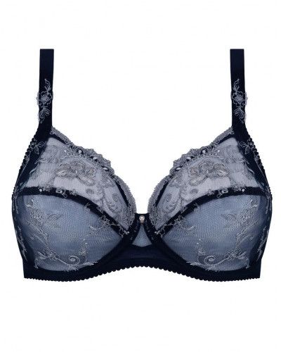 Well-being underwired bra Lise Charmel Déesse en Glam (Marine Argent)
