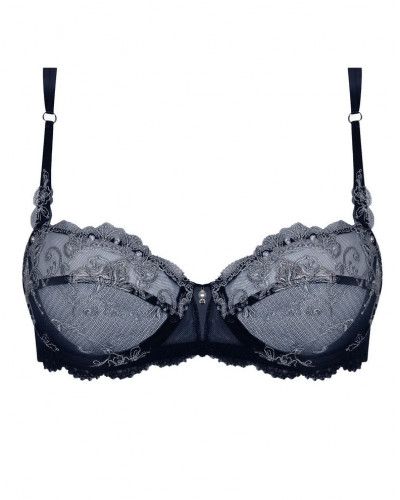 Soutien-gorge corbeille Lise Charmel Déesse en Glam (Marine Argent)