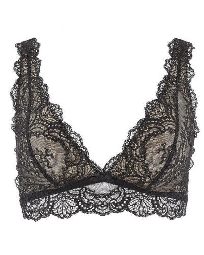 Bralette triangle Aubade Danse des Sens (Noir)